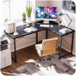 L Shaped Desk Computer Corner Desk Home Office Writing Workstation