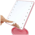 Makeup Mirror With Built In LED Lights Pink